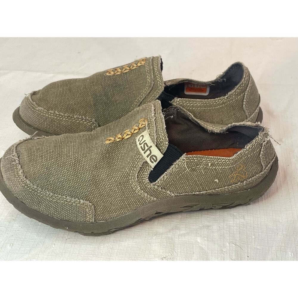 Cushe Kids 3 Sneakers Comfort Shoes Slip On Olive GUC